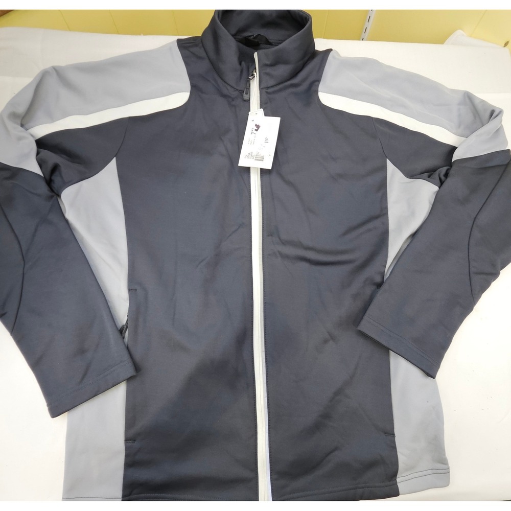North End Men's 88201 Carbon Gray Performance Full Zip Jacket XL New‎